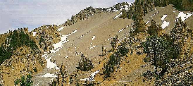 Au sud de Brianon: la Casse Dserte dans la monte au Col d'Izoard