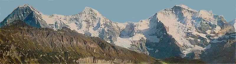 L'Oberland Bernois: l'Eiger, le Mnch et la Jungfra