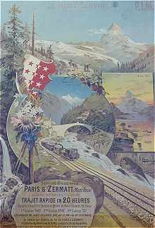 Affiche sur Zermatt