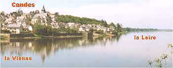 La Vienne se jette dans la Loire � Candes-Saint Martin