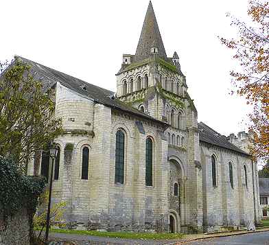 Ct Nord de la Collgiale Notre Dame de Cunault en Anjou