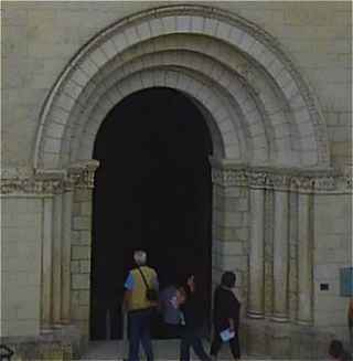 Portail Ouest de l'glise abbatiale de Fontevraud