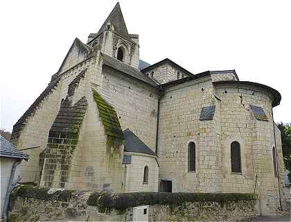 Chevet et Transept de l'glise Saint Aubin de Trves