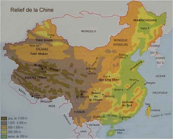 Gographie physique de la Chine