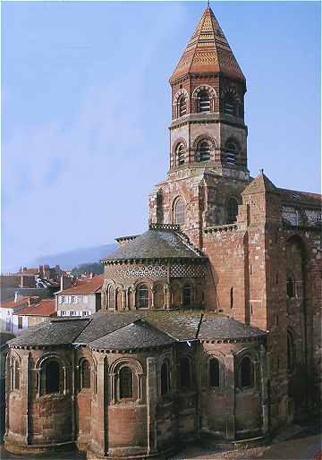 Chevet de la Collgiale Saint Julien de Brioude