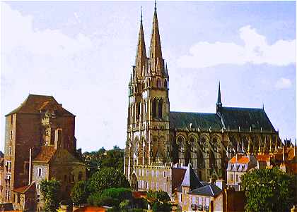 Le Chteau et la Cathdrale de Moulins