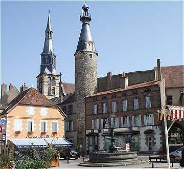 Centre de Saint Pourain sur Sioule