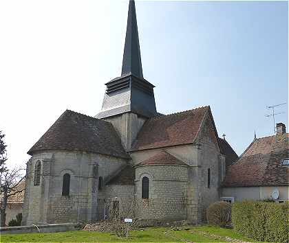 Chevet et transept Nord de l'glise Saint Pierre de Bommiers