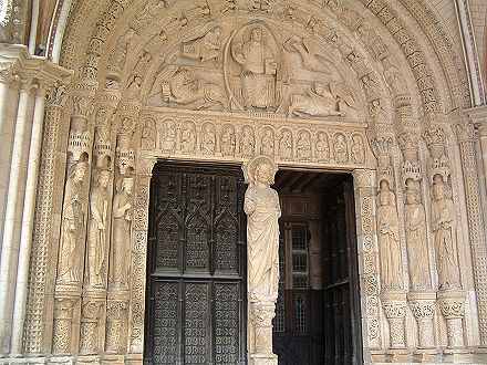 Portail Sud de la Cathdrale Saint Etienne de Bourges