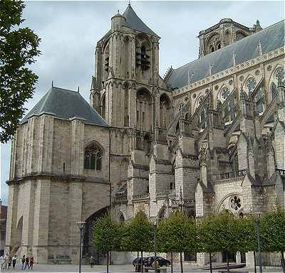 Ct Sud de la cathdrale Saint Etienne de Bourges