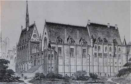 Reconstitution du Palais Ducal et de la Sainte Chapelle  Bourges