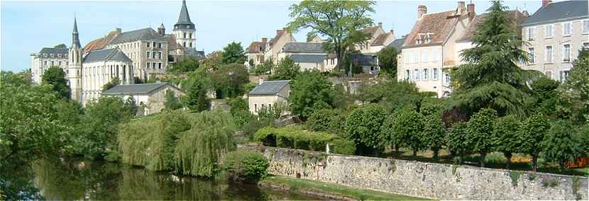 Panorama sur Saint Gaultier et la Creuse