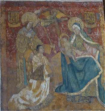 Peinture murale de l'glise de Saint Marcel