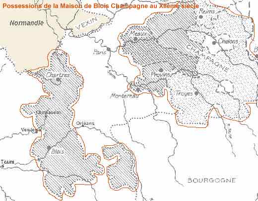 Le Comt de Blois-Champagne au XIIme sicle