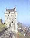 Le Chateau de Chinon est une forteresse formidable, ici la Tour de l'Horloge.