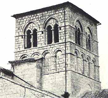 Clocher de l'glise Saint Martin de Chazelles