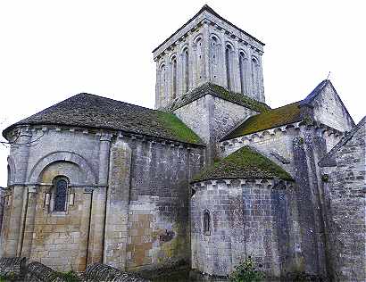 Chevet de l'glise Notre-Dame de Courcme