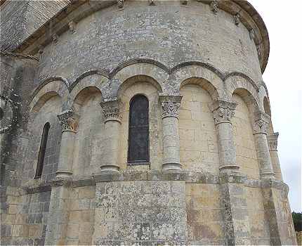 Chevet de l'glise Saint Denis de Lichres