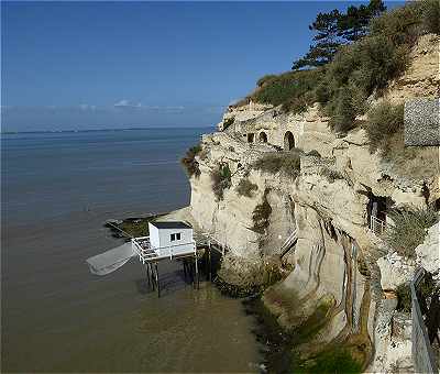 Les falaises de Meschers: grottes de Rgulus