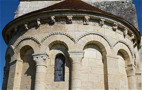 Chevet de l'glise Saint Saturnin  Mosnac