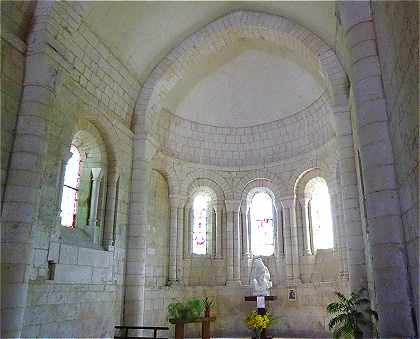 Choeur et abside de l'glise Saint Grgoire de Tesson
