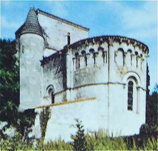 Chevet de l'glise Romane de Vaux