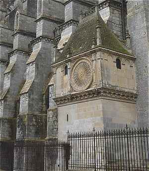 Le Pavillon Renaissance ct Nord de la cathdrale de Chartres