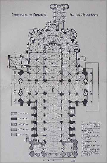 Plan de la Cathdrale