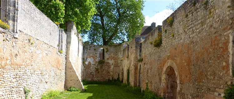 Ruines de l'glise Saint Lubin  Chteaudun