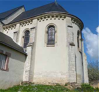 Chevet de l'glise Saint Sauveur de Douy