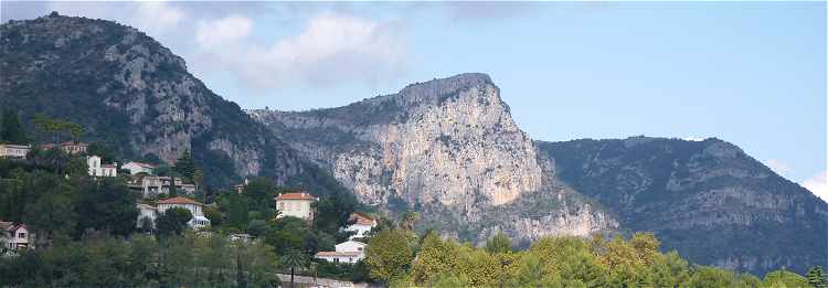 Vue du Baou de Saint Jeannet