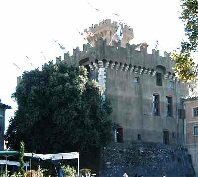 Vue du chteau de Cagnes sur Mer