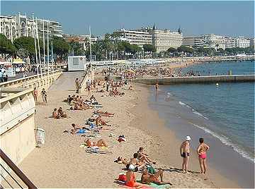 Plage de la Croisette à Cannes