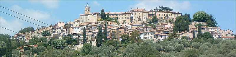 Panorama sur Châteauneuf sur Grasse