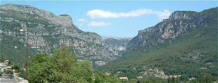 Entrée dans les Gorges du Loup