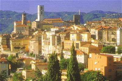 Vue de la ville de Grasse