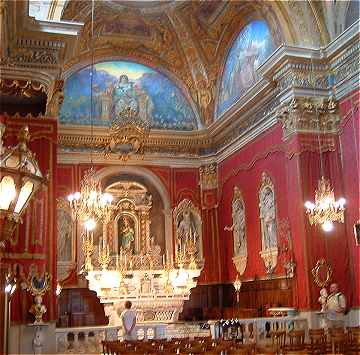 Intrieur de l'glise de Menton