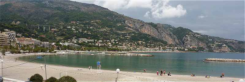 Menton: le quartier Garavan