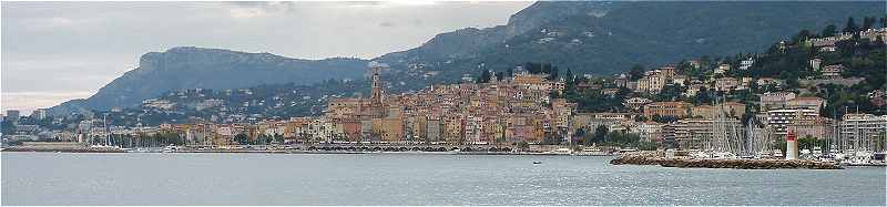 Panorama sur Menton