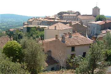 Le village de Ramatuelle prs de Saint Tropez