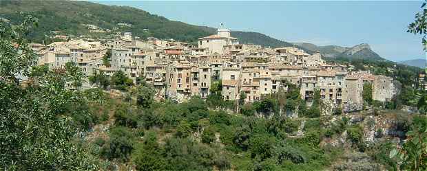 Vue de Tourettes sur Loup