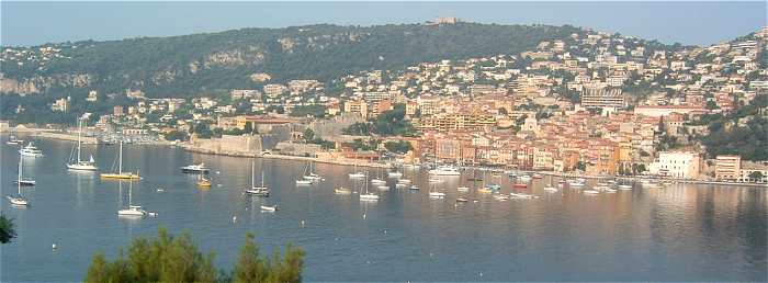 Villefranche vue de la Moyenne Corniche