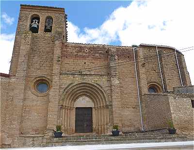 Faade Sud de l'glise d'Aberin