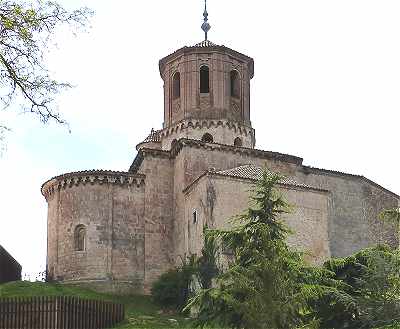 Eglise San Miguel  Almazan: vue du ct Nord