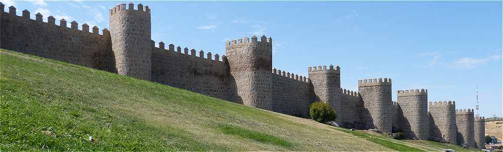 Les remparts d'Avila sur le ct Nord