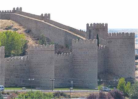 Angle Sud-Ouest des remparts d'Avila