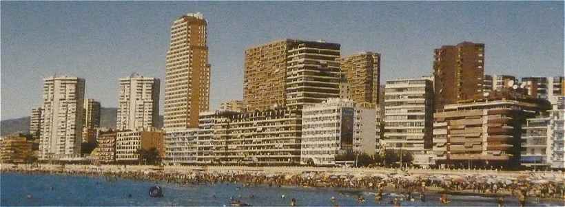 Costa Blanca: la station balnaire de Benidorm