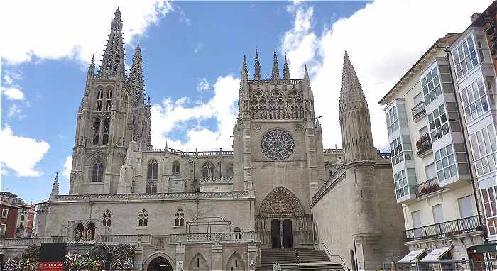 Cathdrale de Burgos avec le bras Sud du transept