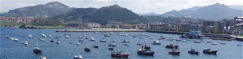 Panorama sur la baie de Castro-Urdiales