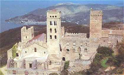 Monastre San Pedro de Roda dans la Sierra de Roses